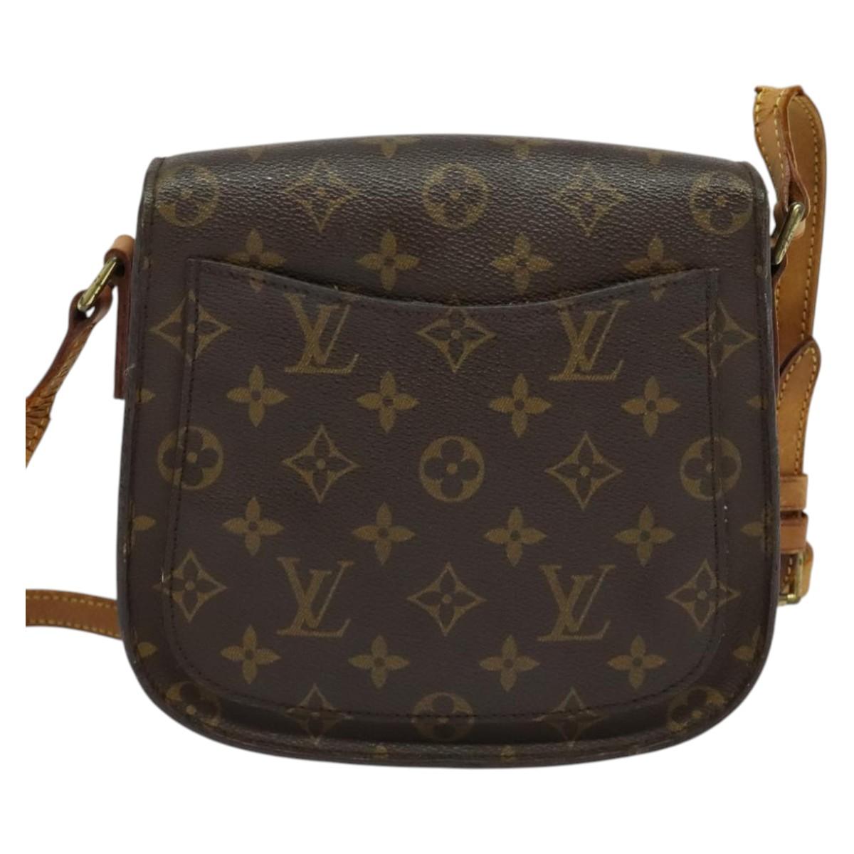 LOUIS VUITTON Monogram Saint Cloud MM Shoulder Bag M51243 LV Auth BA5536