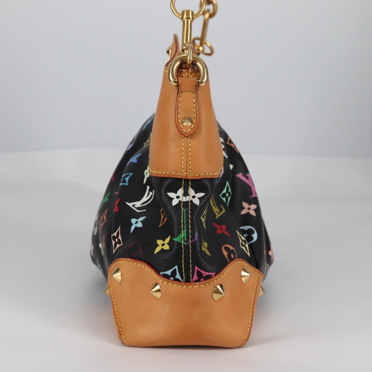 LOUIS VUITTON Monogram Multicolor Judy MM Bag 2Way Black M40256 Auth BA5540A