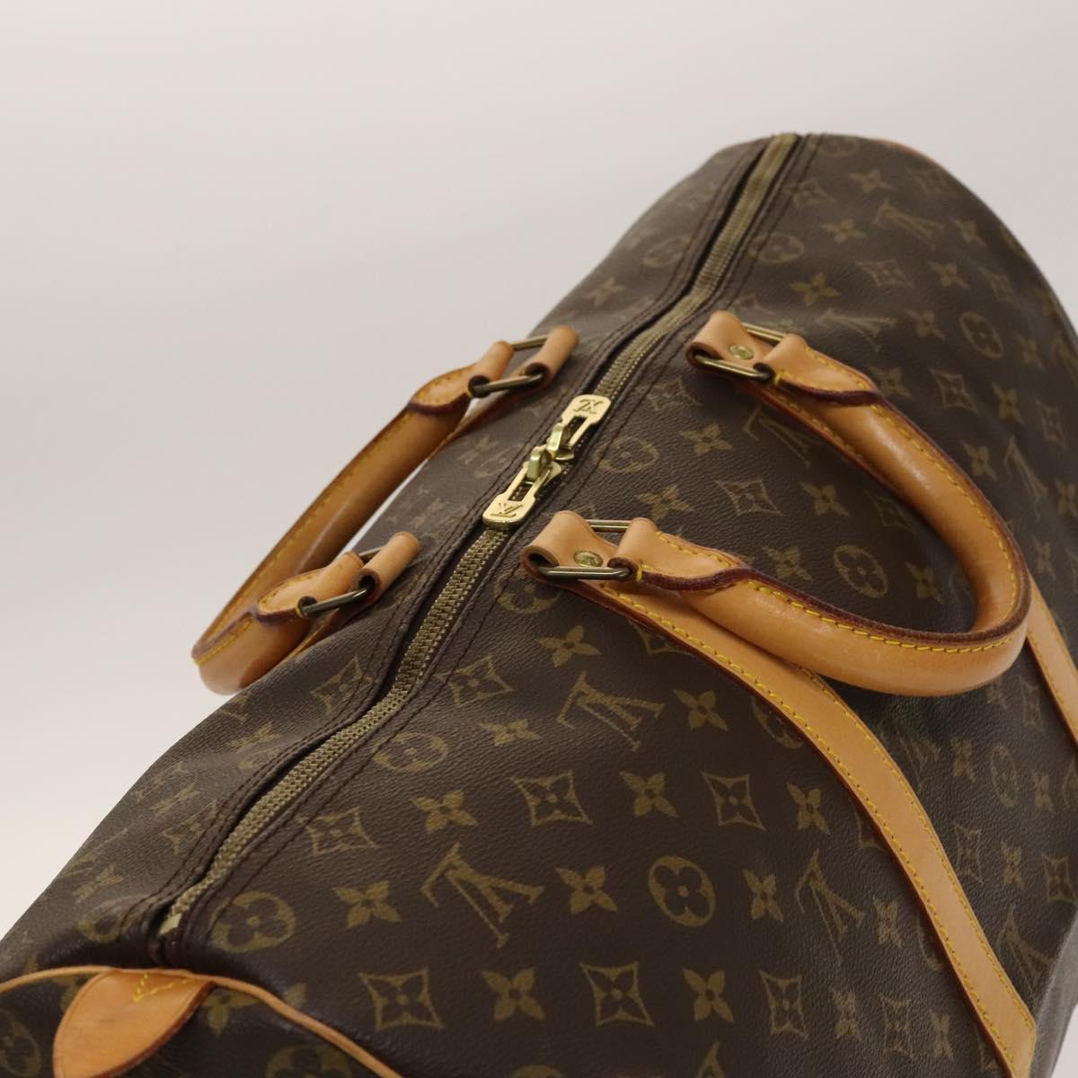 LOUIS VUITTON Monogram Keepall 50 Boston Bag M41426 LV Auth BA5550