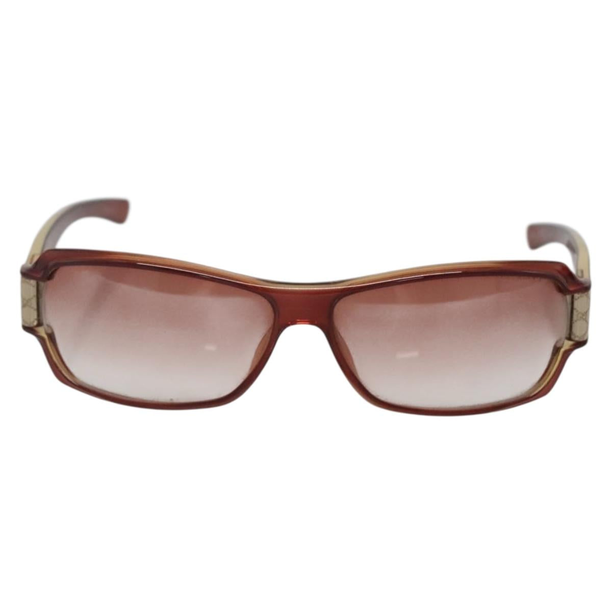 GUCCI Sunglasses plastic Brown Auth BA5565