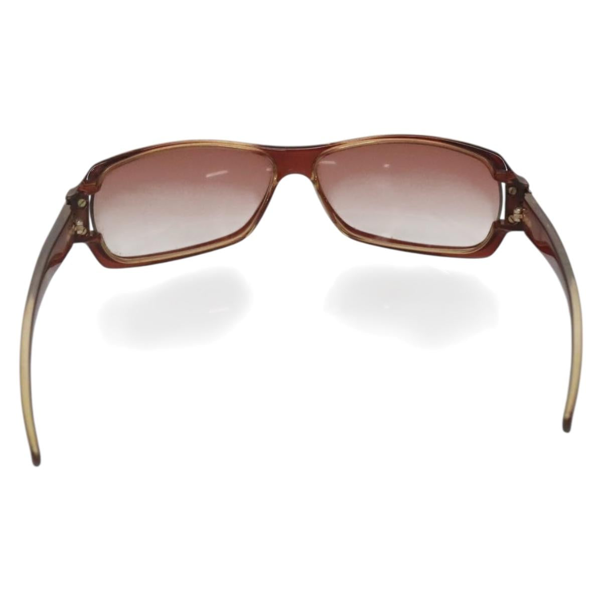 GUCCI Sunglasses plastic Brown Auth BA5565