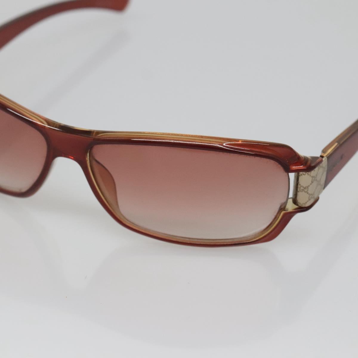 GUCCI Sunglasses plastic Brown Auth BA5565