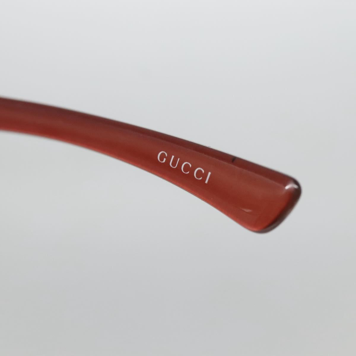 GUCCI Sunglasses plastic Brown Auth BA5565