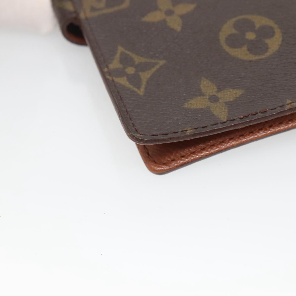 LOUIS VUITTON Monogram Agenda PM Day Planner Cover R20005 LV Auth BA5574