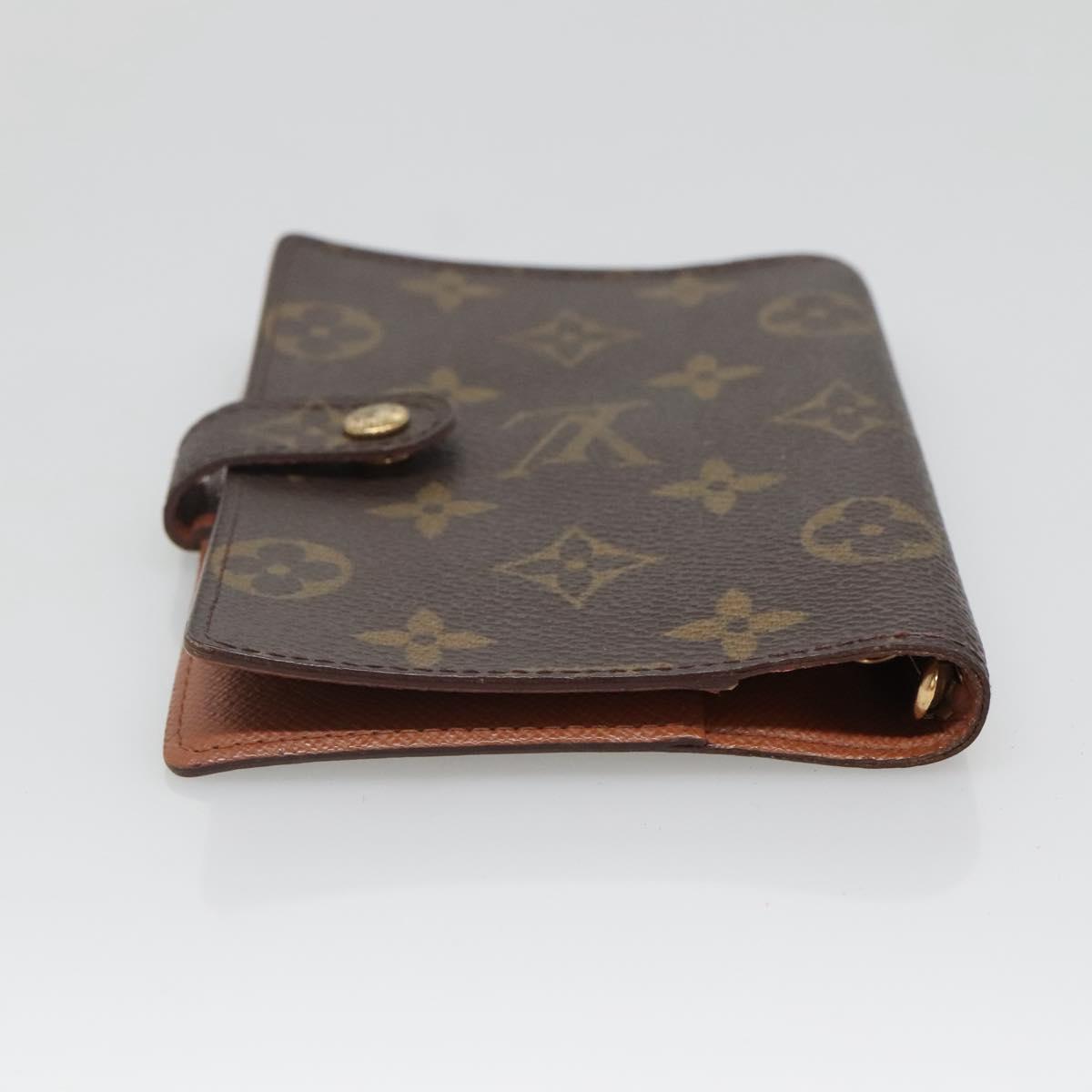 LOUIS VUITTON Monogram Agenda PM Day Planner Cover R20005 LV Auth BA5574