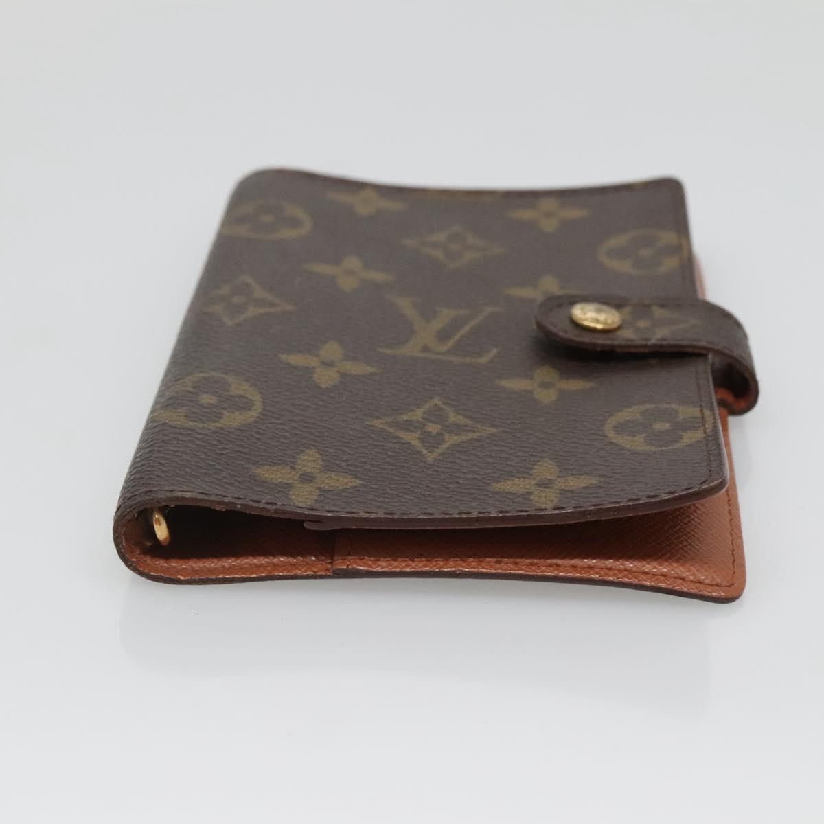LOUIS VUITTON Monogram Agenda PM Day Planner Cover R20005 LV Auth BA5574