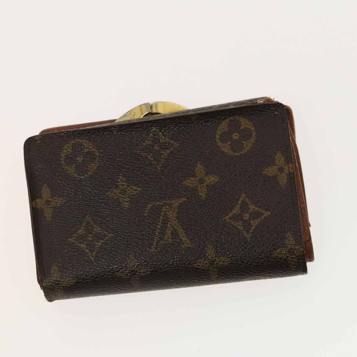 LOUIS VUITTON Monogram Portefeuille Viennois Bifold Wallet 2Set LV Auth BA5575