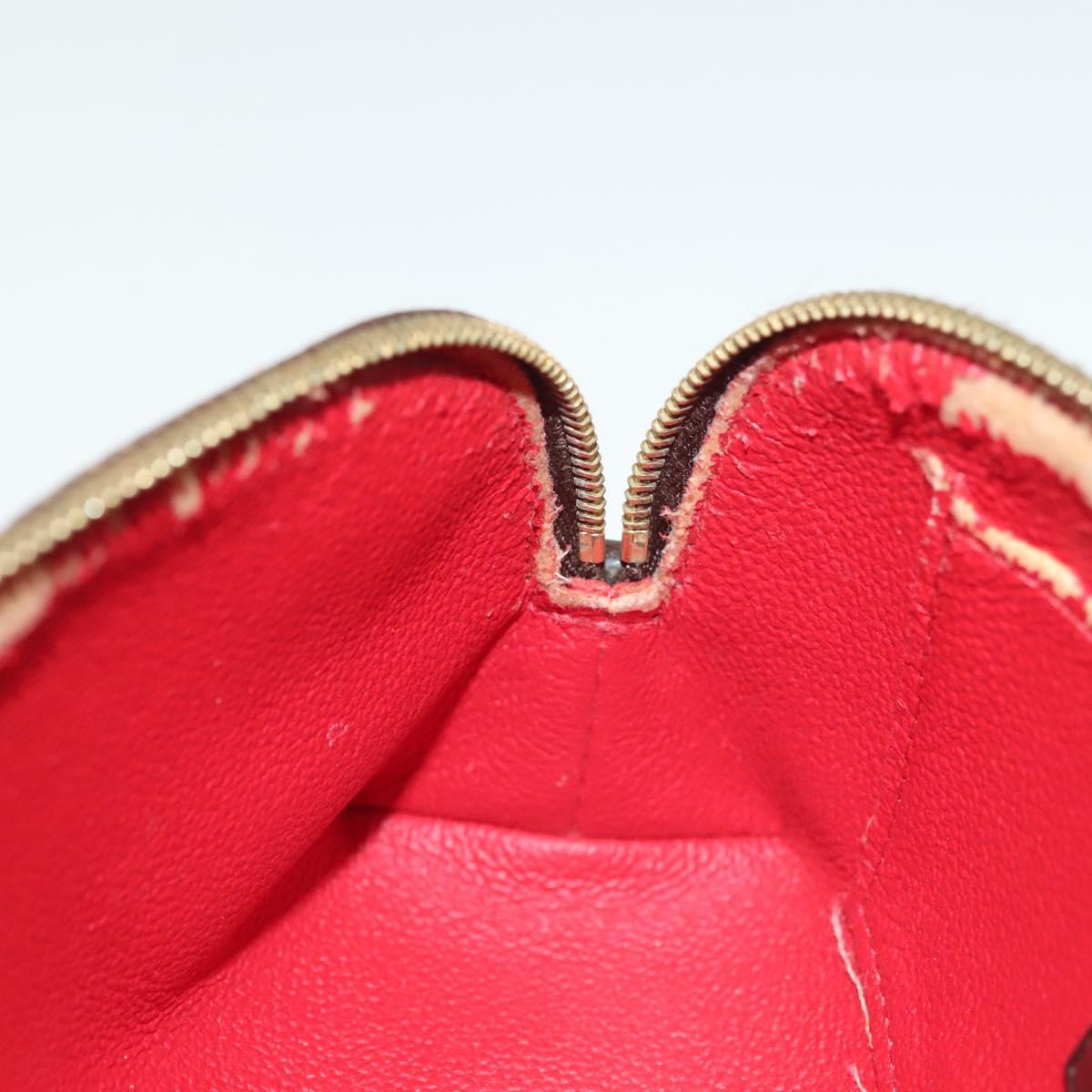 LOUIS VUITTON Damier Ebene Pochette Cosmetic PM Pouch N47516 LV Auth BA5580