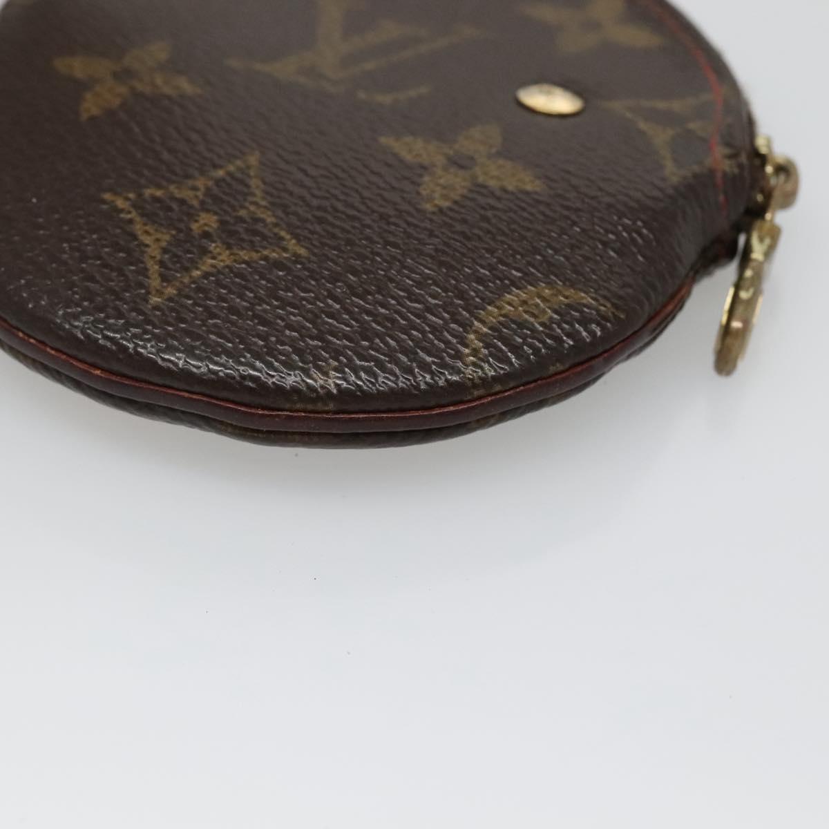LOUIS VUITTON Monogram Cherry Porte Monnaie Ron Coin Purse M95043 Auth BA5581