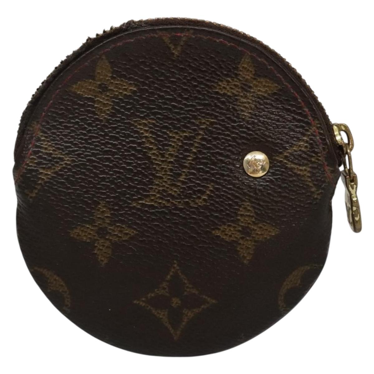 LOUIS VUITTON Monogram Cherry Porte Monnaie Ron Coin Purse M95043 Auth BA5581