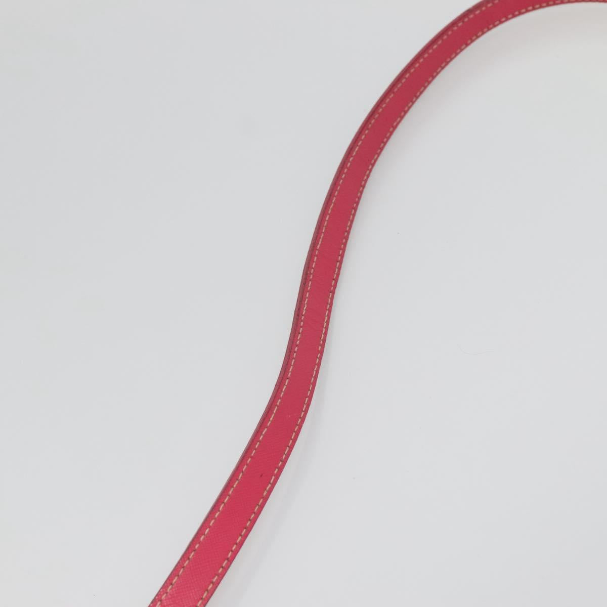 PRADA Tote Bag Nylon 2way Pink Gold Auth BA5588