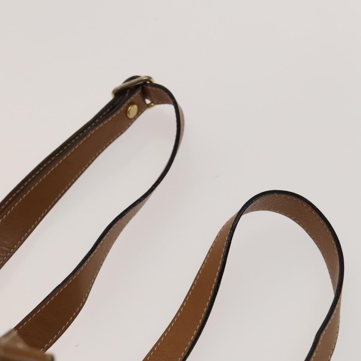 BALLY Ferragamo Shoulder Bag PVC Leather 2Set White Black Auth BA5590