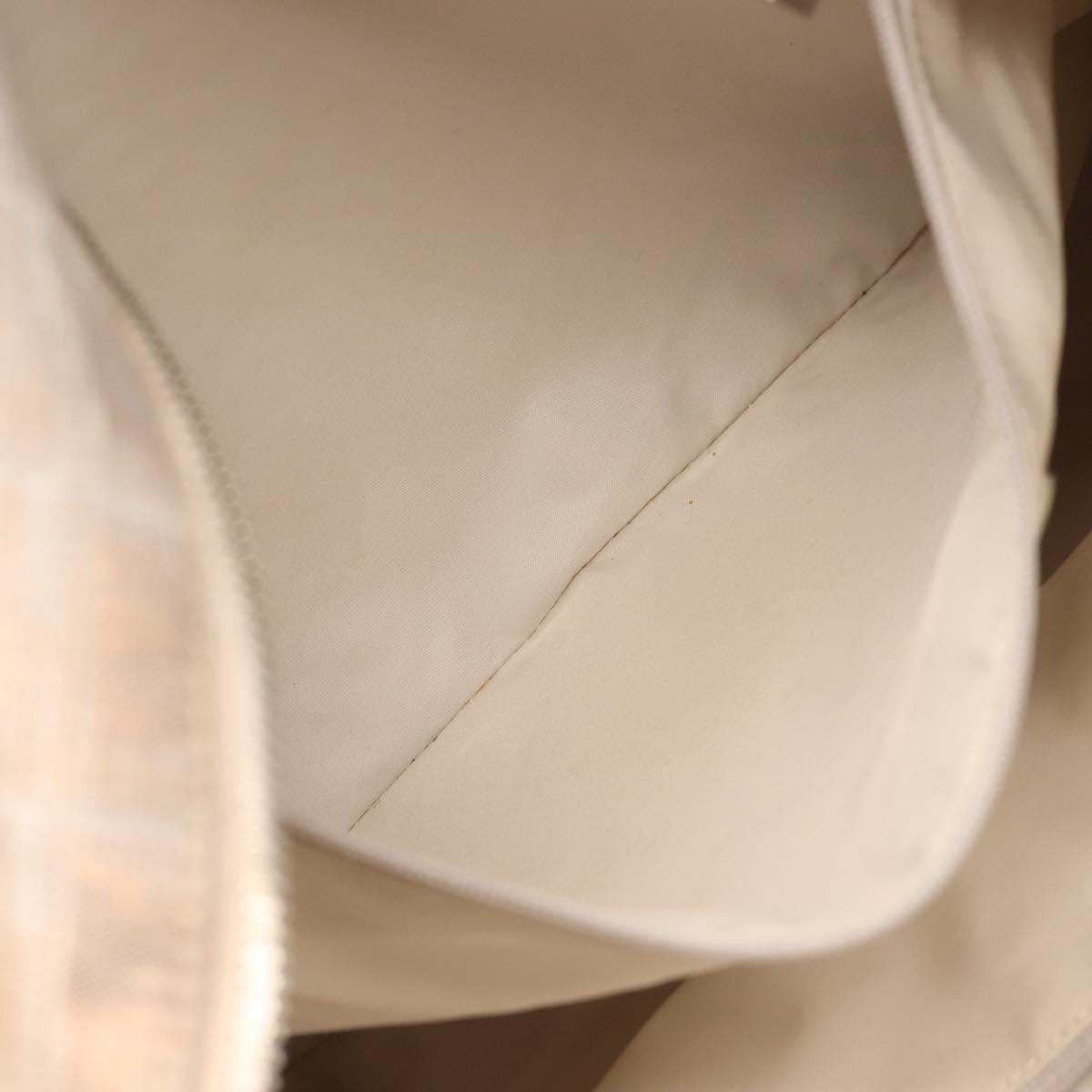 CHANEL New Travel Line Tote Bag Canvas Pink CC Auth BA5609