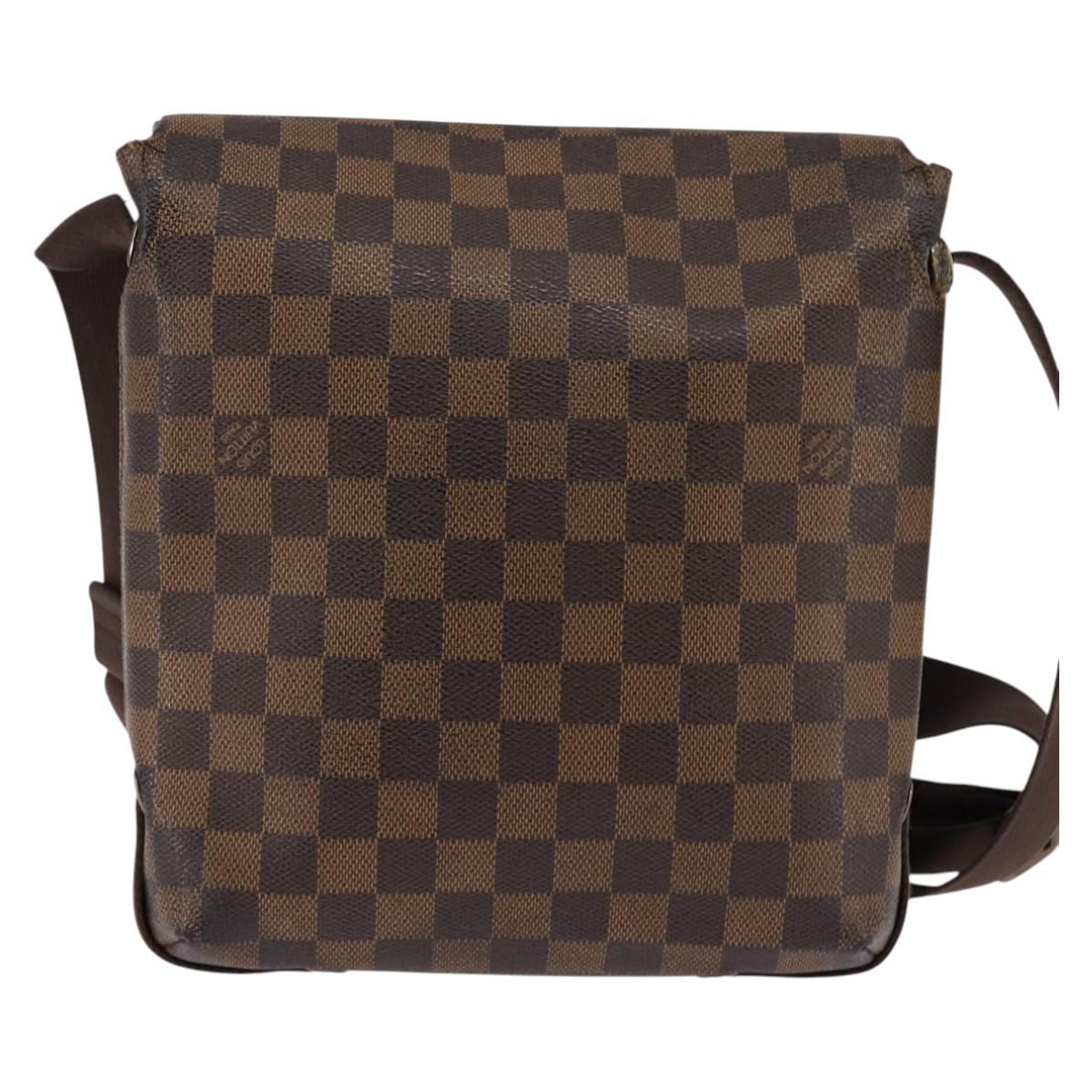 LOUIS VUITTON Damier Ebene Brooklyn PM Shoulder Bag N51210 LV Auth BA5619