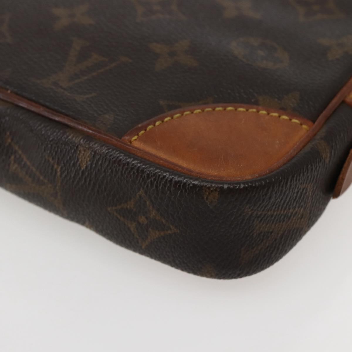 LOUIS VUITTON Monogram Marly Dragonne PM Clutch Bag M51827 LV Auth BA5621