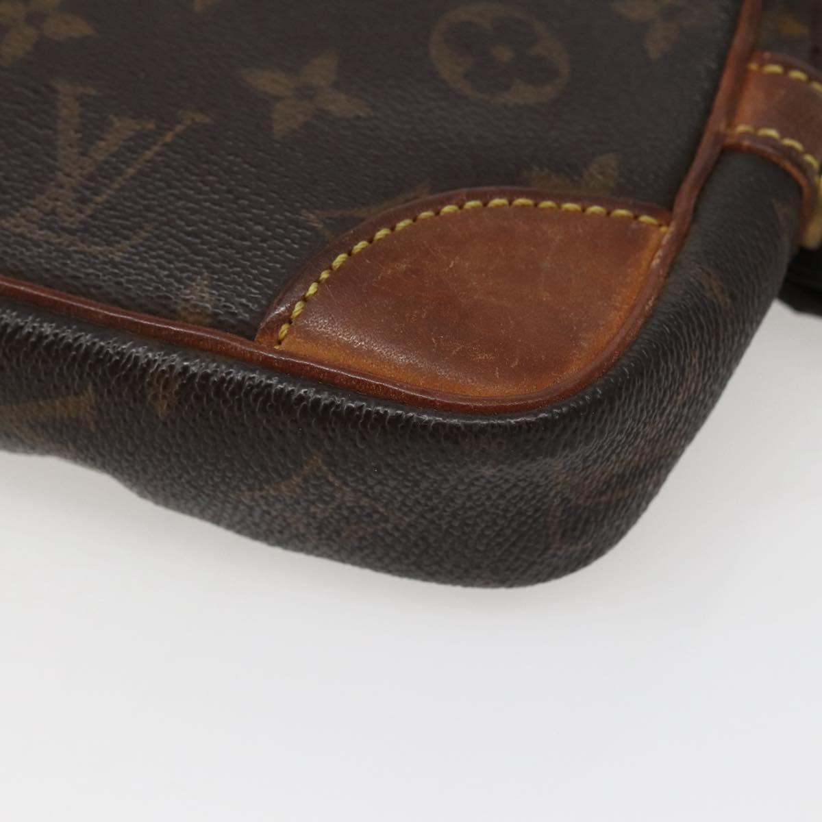 LOUIS VUITTON Monogram Marly Dragonne PM Clutch Bag M51827 LV Auth BA5621