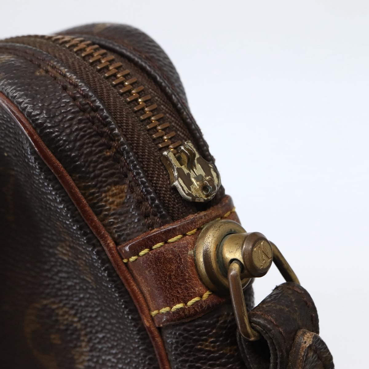 LOUIS VUITTON Monogram Marly Dragonne PM Clutch Bag M51827 LV Auth BA5621