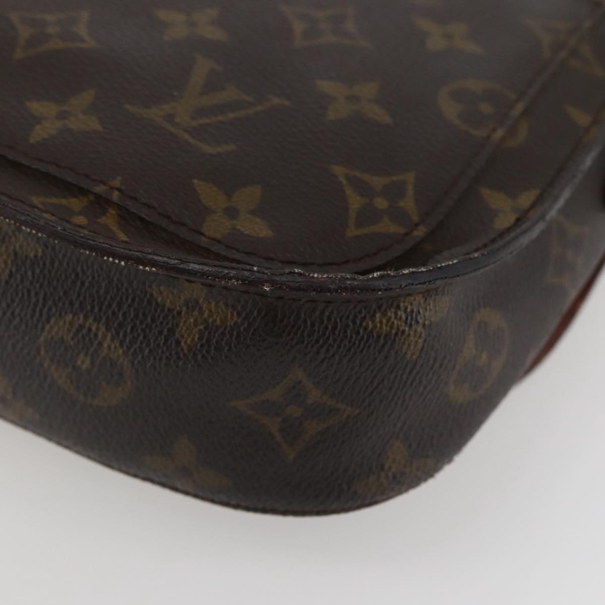 LOUIS VUITTON Monogram Saint Cloud MM Shoulder Bag M51243 LV Auth BA5623