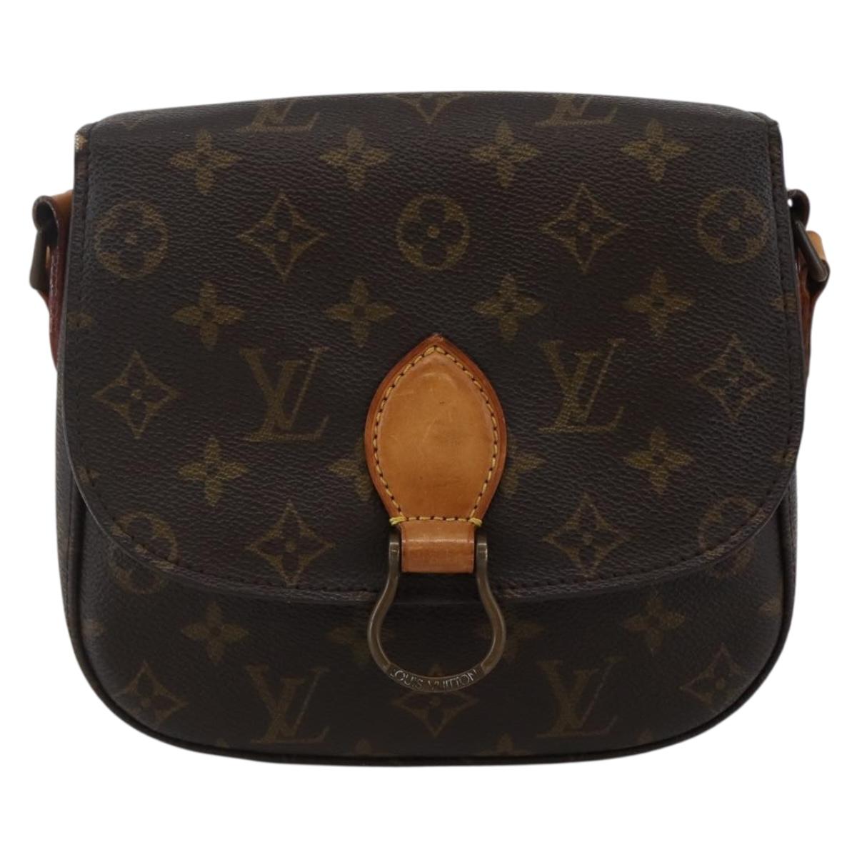 LOUIS VUITTON Monogram Saint Cloud MM Shoulder Bag M51243 LV Auth BA5623