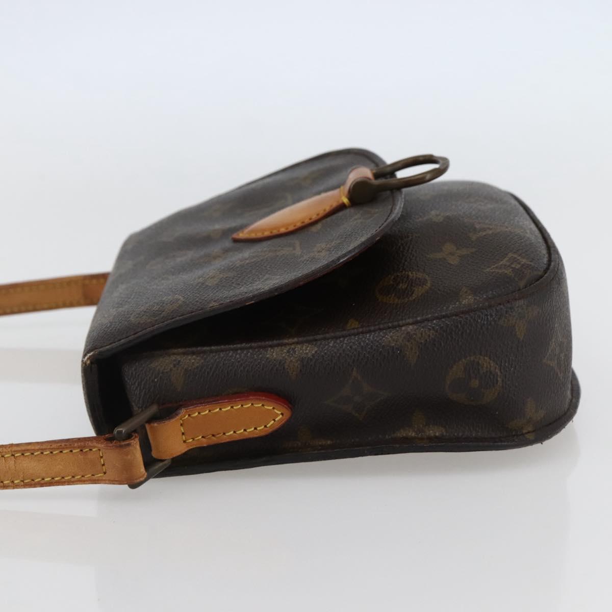 LOUIS VUITTON Monogram Saint Cloud MM Shoulder Bag M51243 LV Auth BA5623