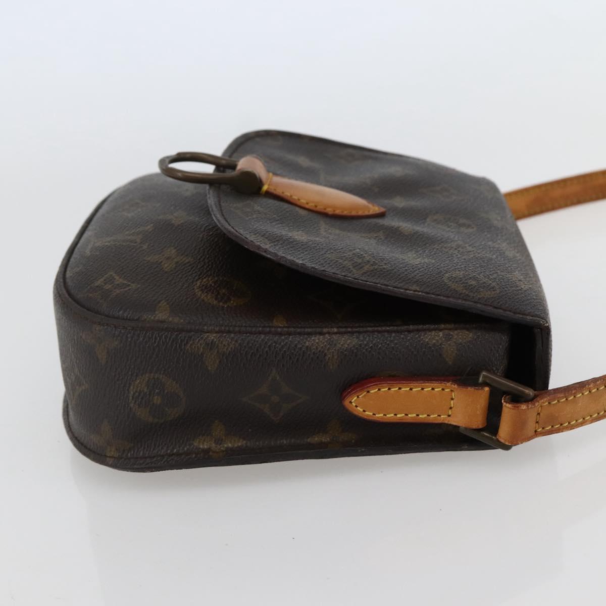LOUIS VUITTON Monogram Saint Cloud MM Shoulder Bag M51243 LV Auth BA5623