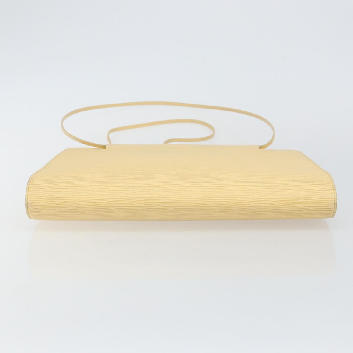 LOUIS VUITTON Epi Saint Tropez Shoulder Bag Cream M5246A LV Auth BA5624