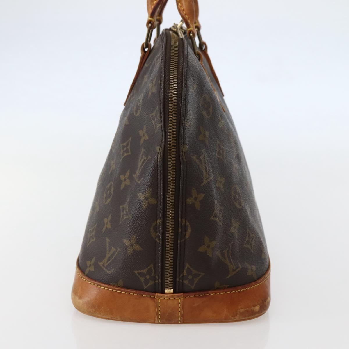 LOUIS VUITTON Monogram Alma Hand Bag M51130 LV Auth BA5641
