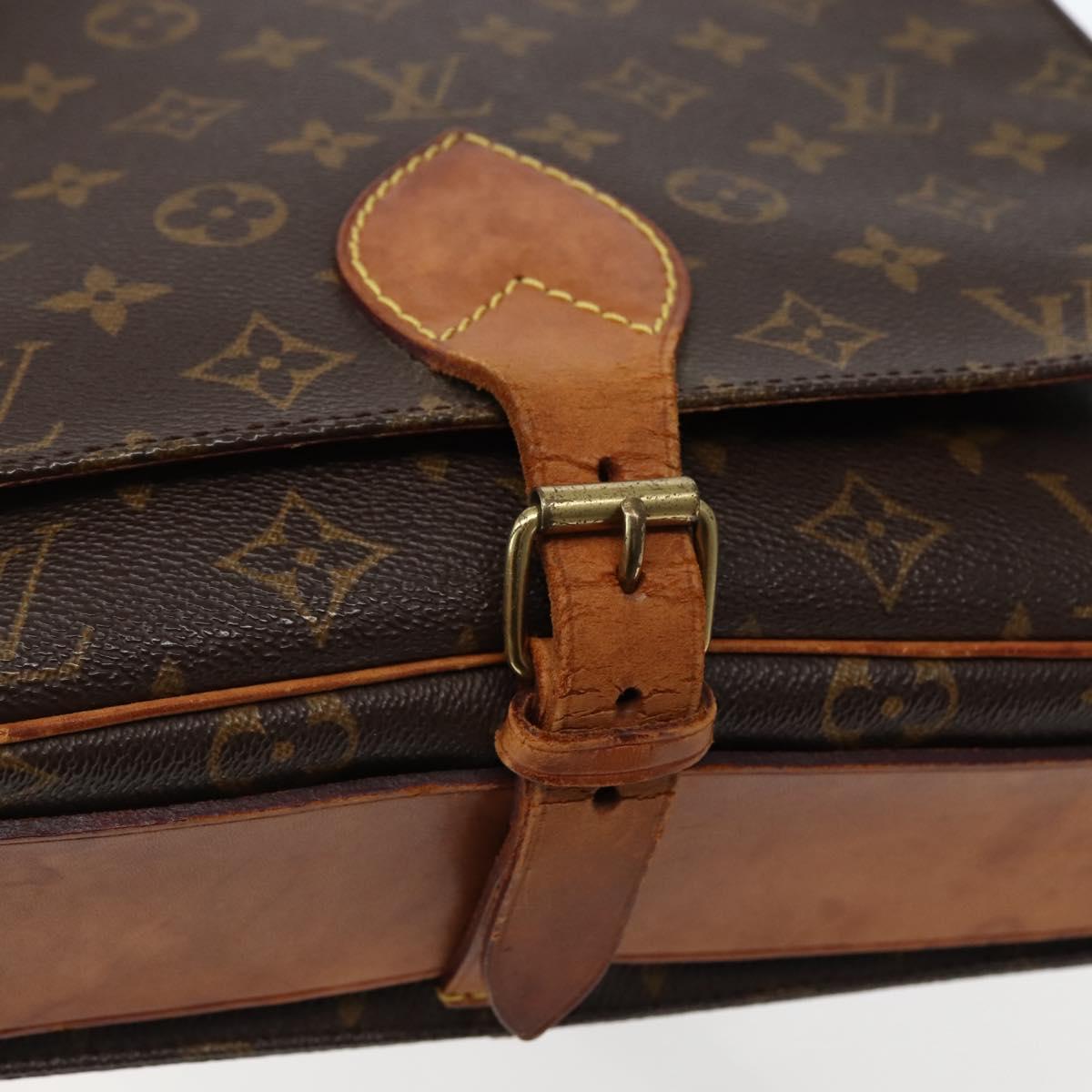 LOUIS VUITTON Monogram Cartouchiere GM Shoulder Bag M51252 LV Auth BA5644
