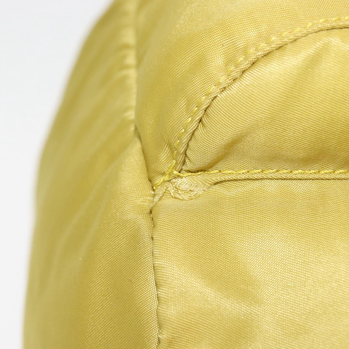 PRADA Backpack Nylon Green Silver Auth BA5656