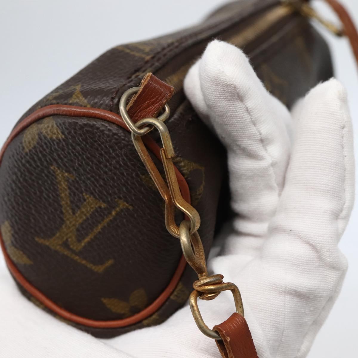 LOUIS VUITTON Monogram Papillon Pouch LV Auth BA5663