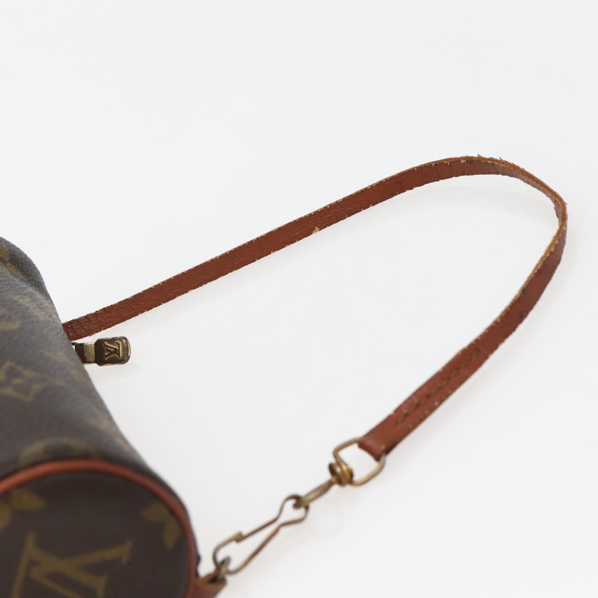 LOUIS VUITTON Monogram Papillon Pouch LV Auth BA5663