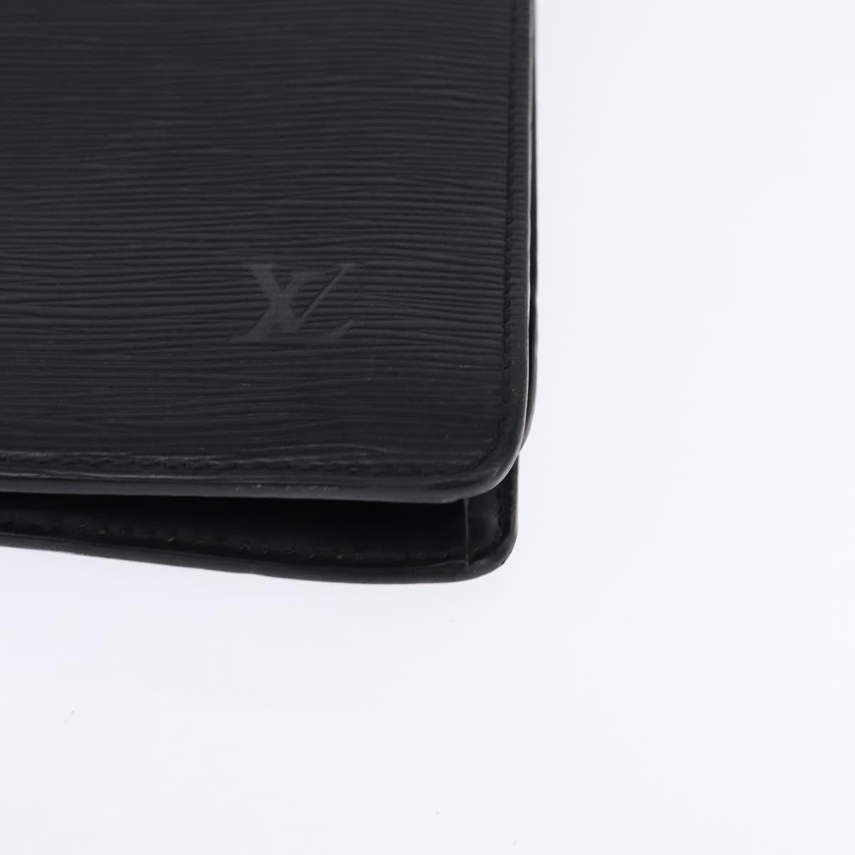 LOUIS VUITTON Epi Serviette Conseiller Business Bag Black M54422 LV Auth BA5667