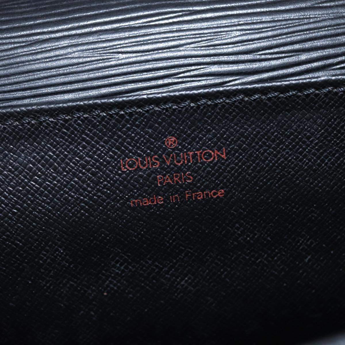 LOUIS VUITTON Epi Serviette Conseiller Business Bag Black M54422 LV Auth BA5667