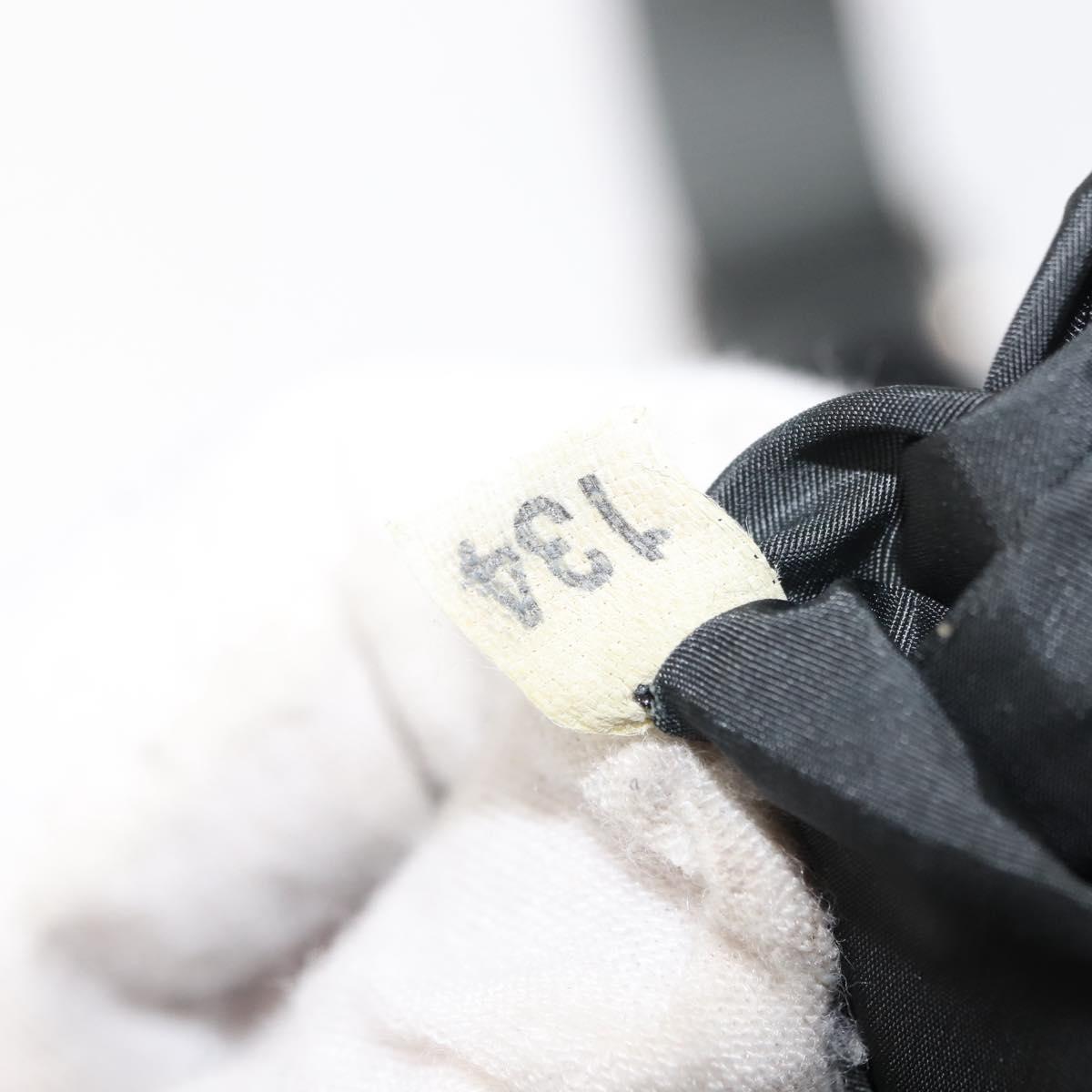 PRADA Sports Shoulder Bag Nylon Black Silver Auth BA5671