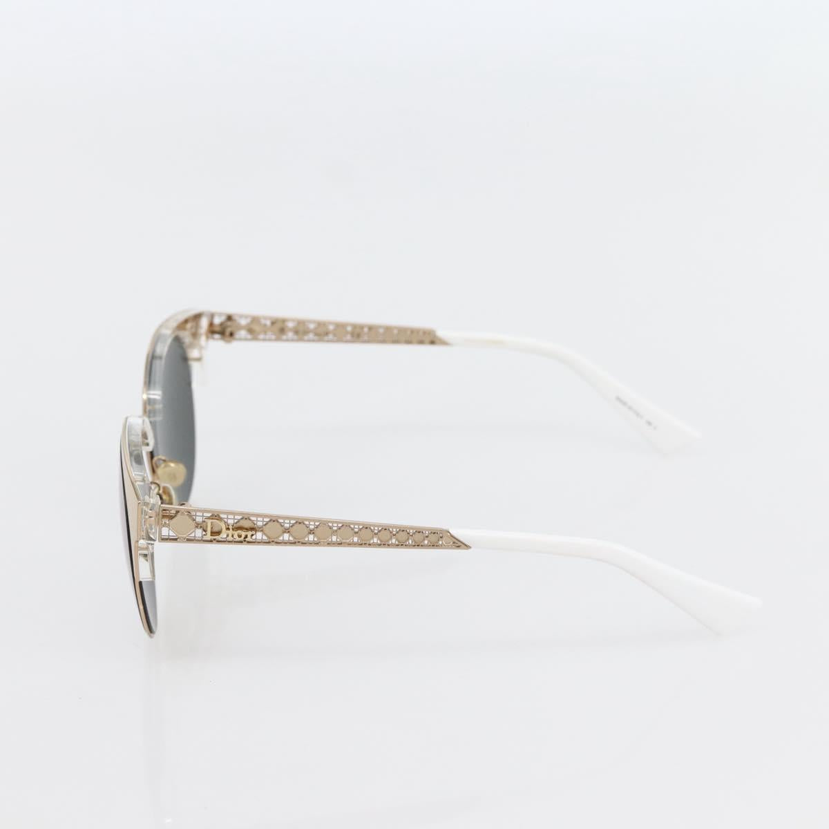 Christian Dior Sunglasses Plastic Gold J5GDC Auth BA5676