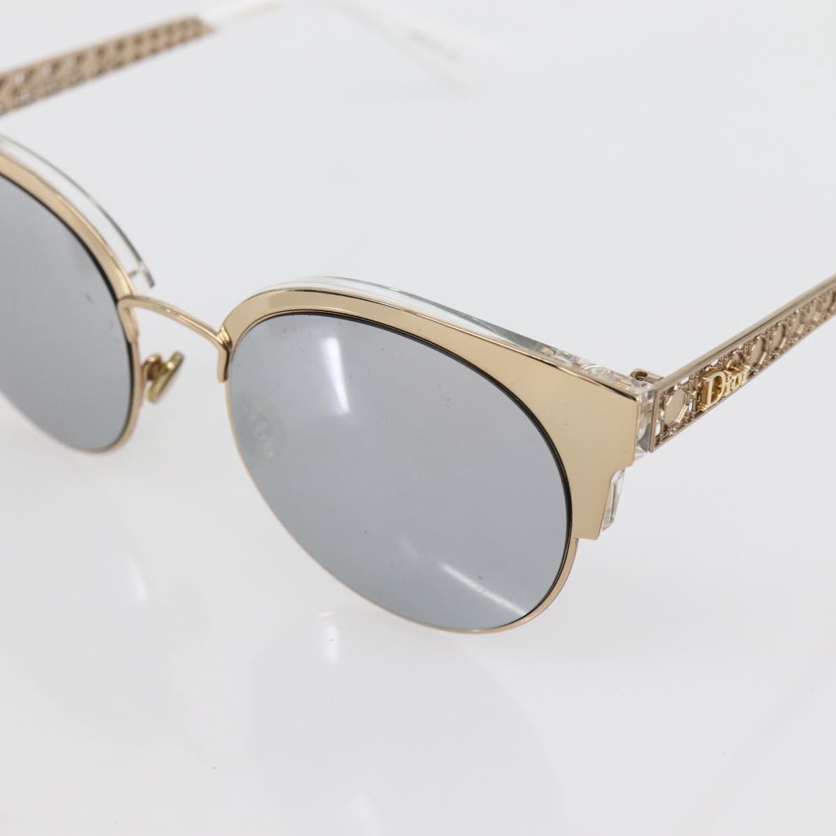Christian Dior Sunglasses Plastic Gold J5GDC Auth BA5676