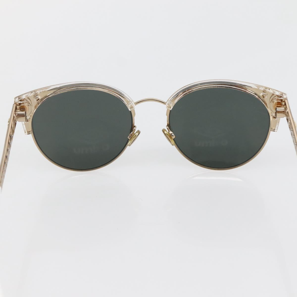 Christian Dior Sunglasses Plastic Gold J5GDC Auth BA5676