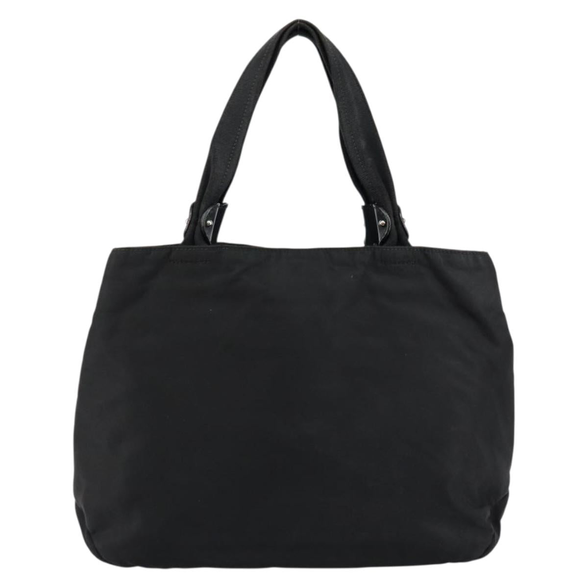 Salvatore Ferragamo Vala Hand Bag Leather Black Gold Auth BA5683