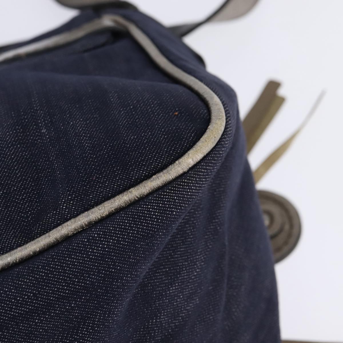 Chloe Shoulder Bag Denim Blue Auth BA5698