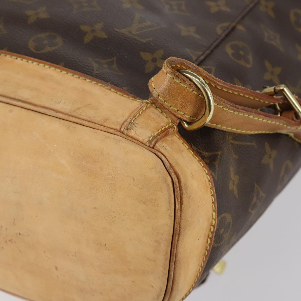 LOUIS VUITTON Monogram Montsouris GM Backpack M51135 LV Auth BA5703