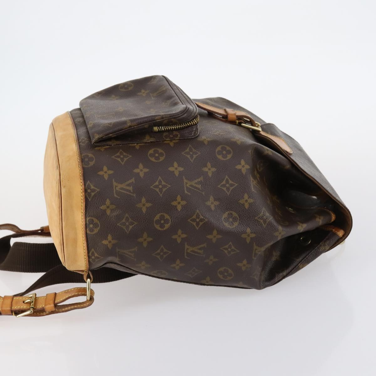 LOUIS VUITTON Monogram Montsouris GM Backpack M51135 LV Auth BA5703