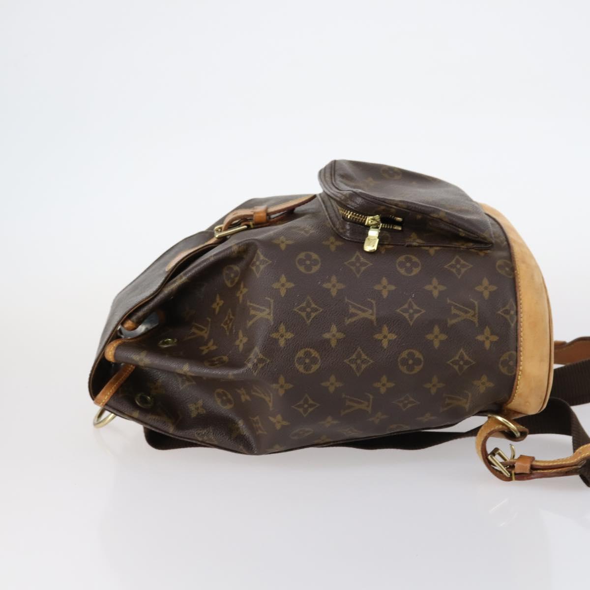 LOUIS VUITTON Monogram Montsouris GM Backpack M51135 LV Auth BA5703