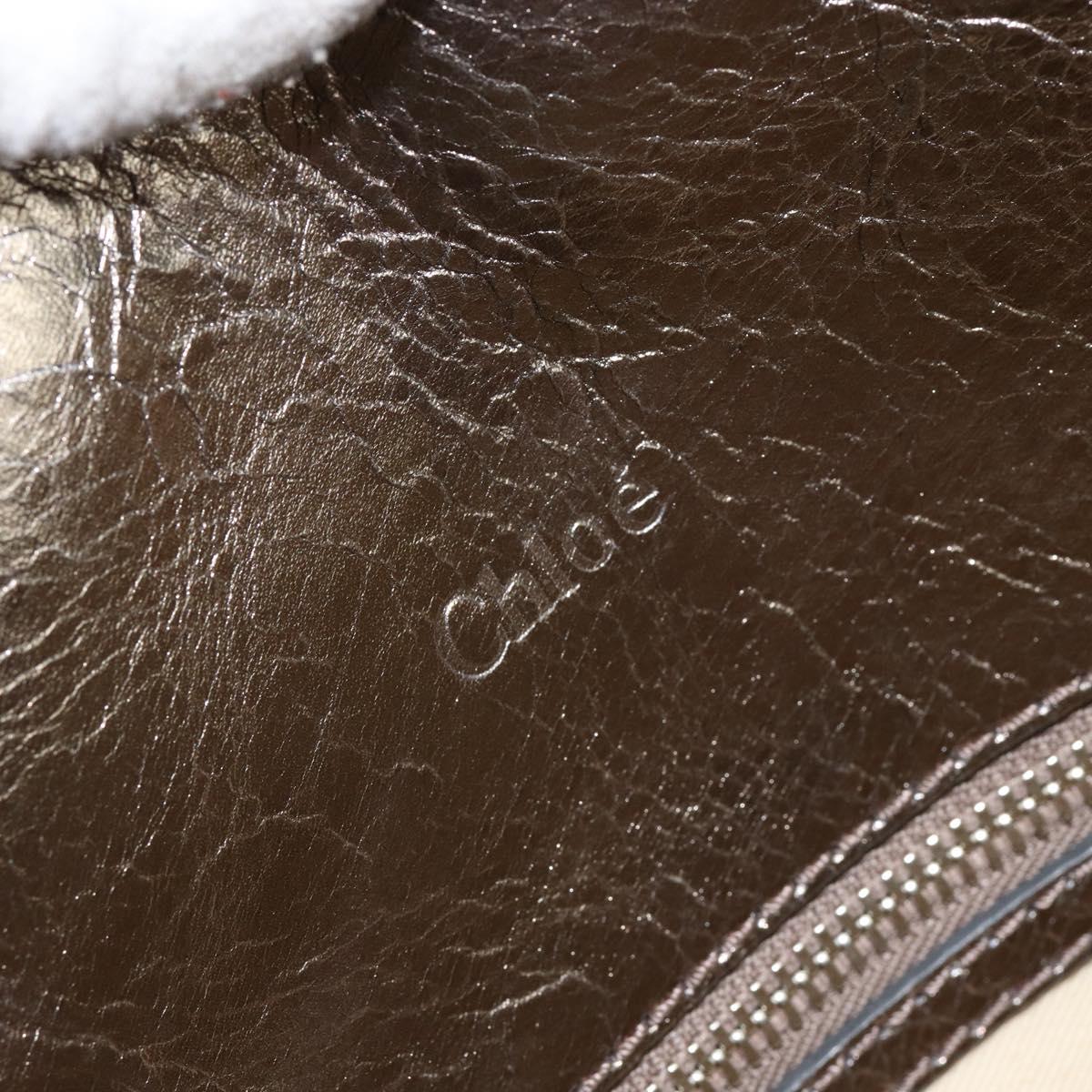 Chloe Tote Bag Denim Leather Blue Auth BA5712