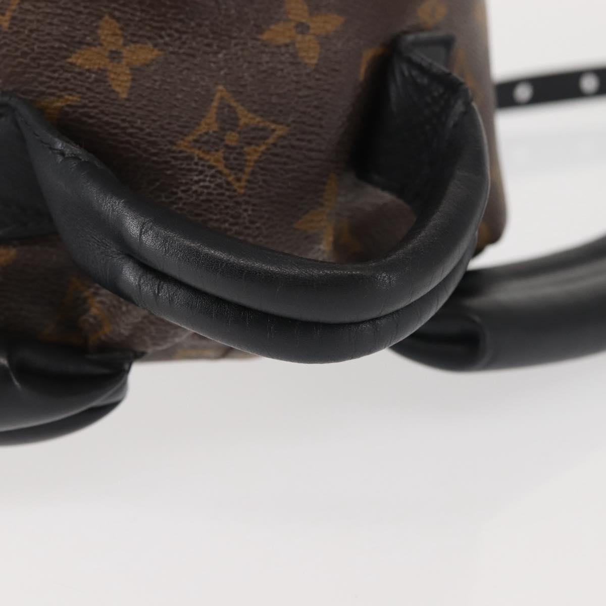 LOUIS VUITTON Monogram Reverse Palm Springs PM Backpack M44870 LV Auth BA5723