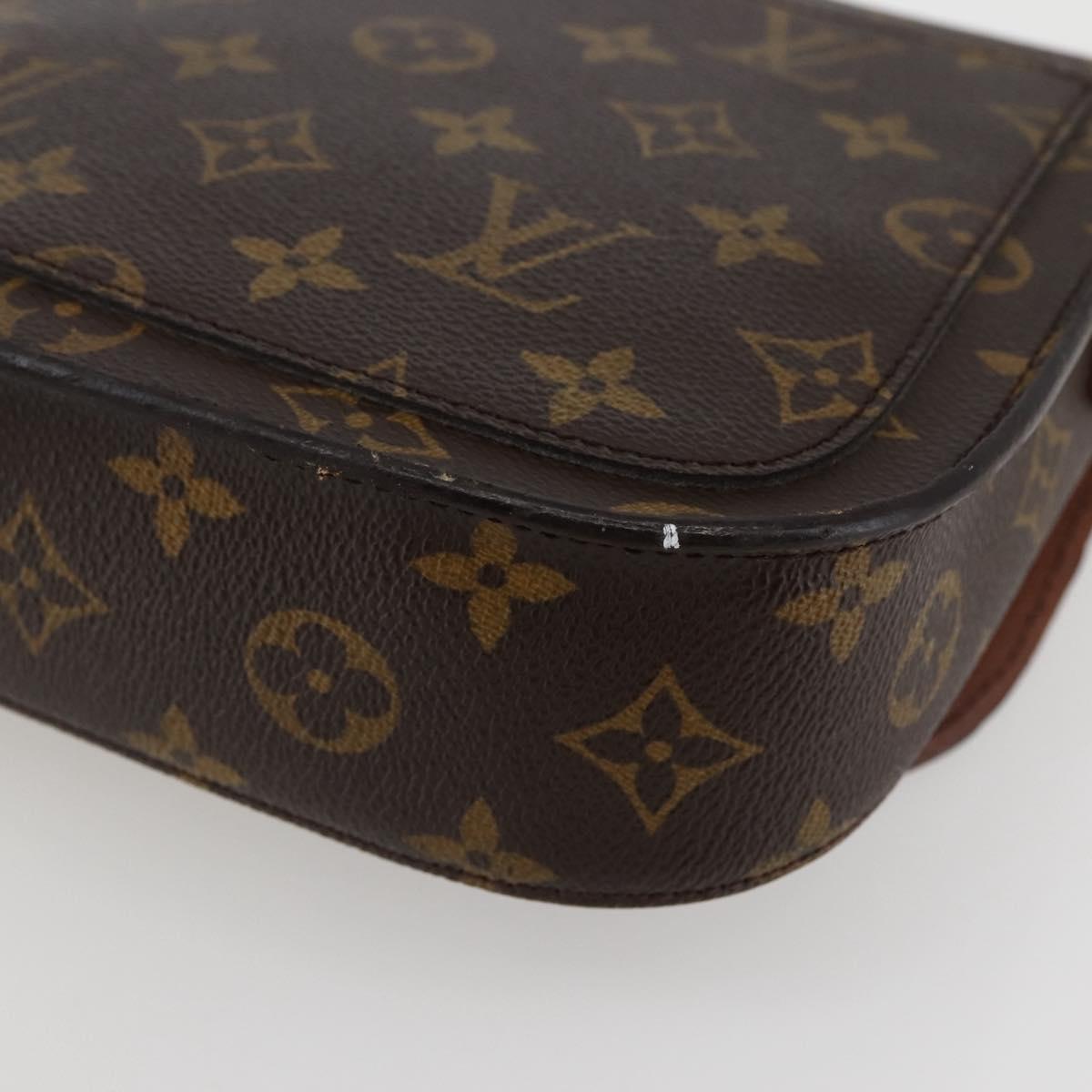 LOUIS VUITTON Monogram Saint Cloud MM Shoulder Bag M51243 LV Auth BA5727