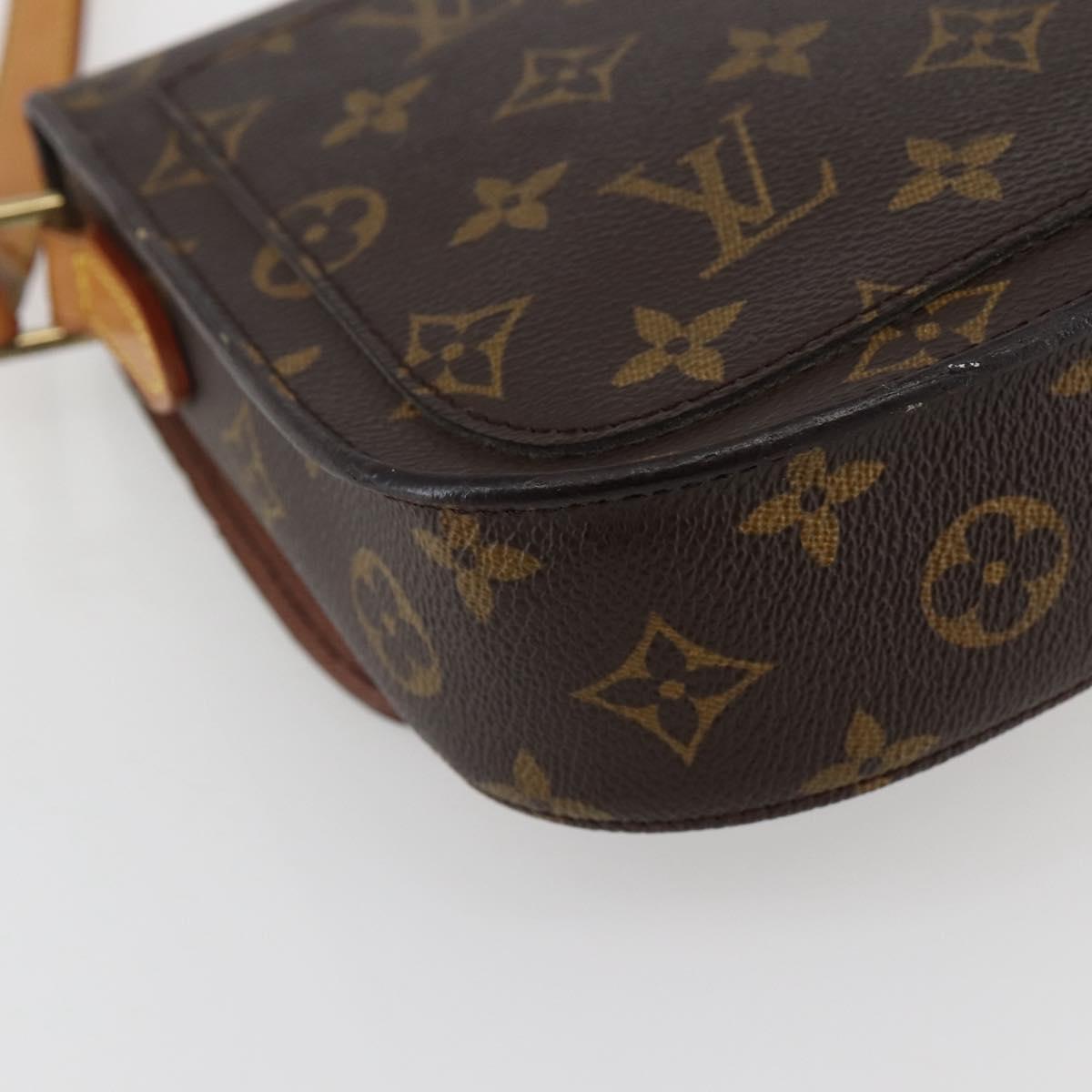 LOUIS VUITTON Monogram Saint Cloud MM Shoulder Bag M51243 LV Auth BA5727