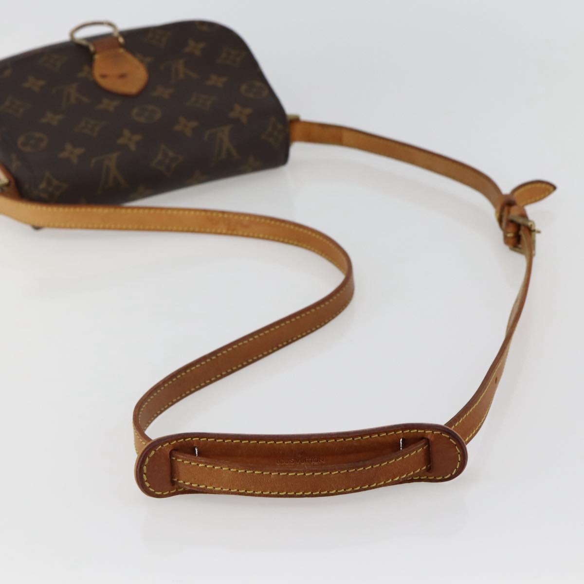 LOUIS VUITTON Monogram Saint Cloud MM Shoulder Bag M51243 LV Auth BA5727