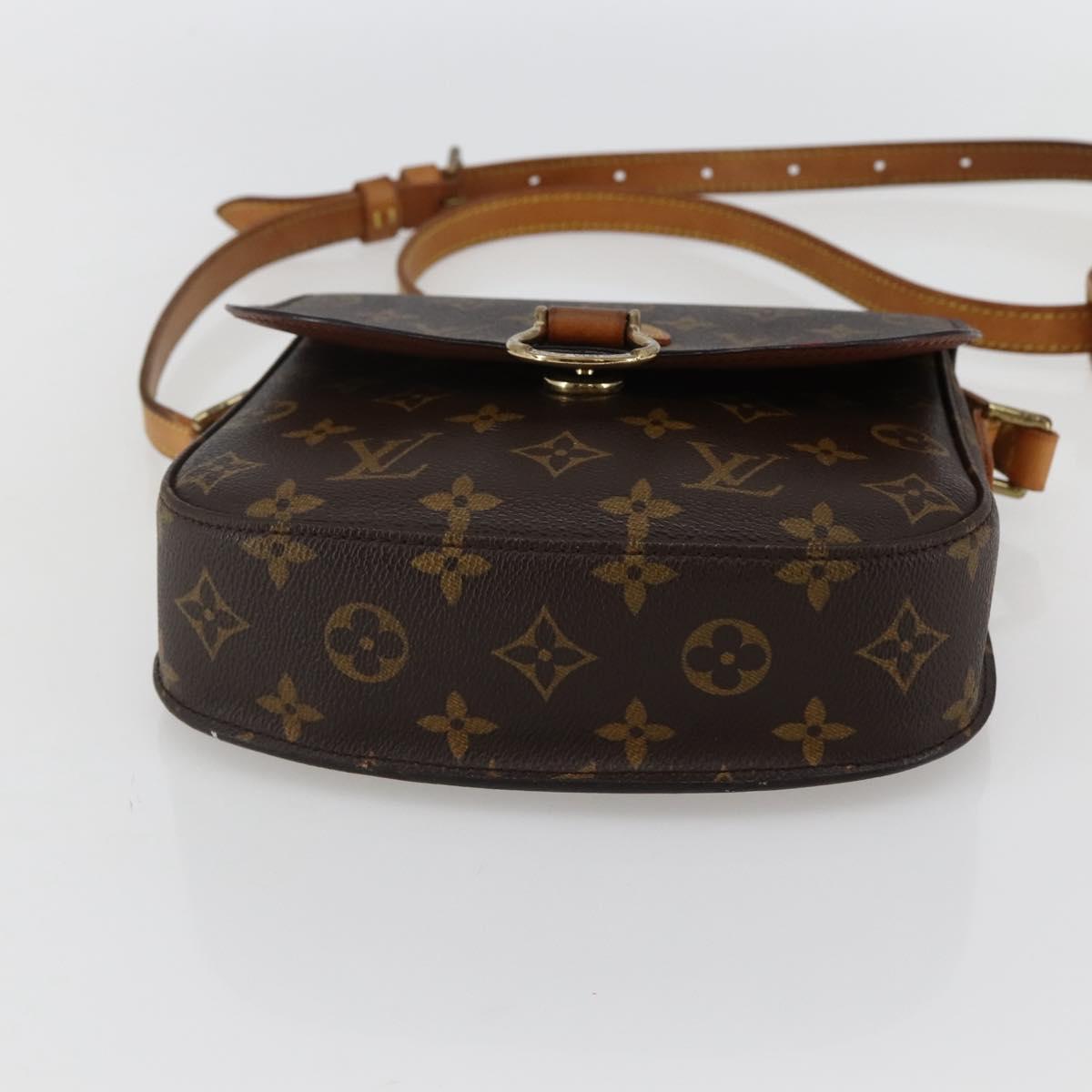 LOUIS VUITTON Monogram Saint Cloud MM Shoulder Bag M51243 LV Auth BA5727