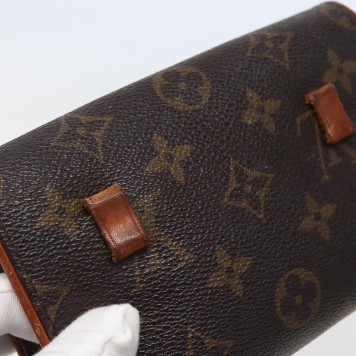 LOUIS VUITTON Monogram Pochette Florentine Waist bag M51855 LV Auth BA5731