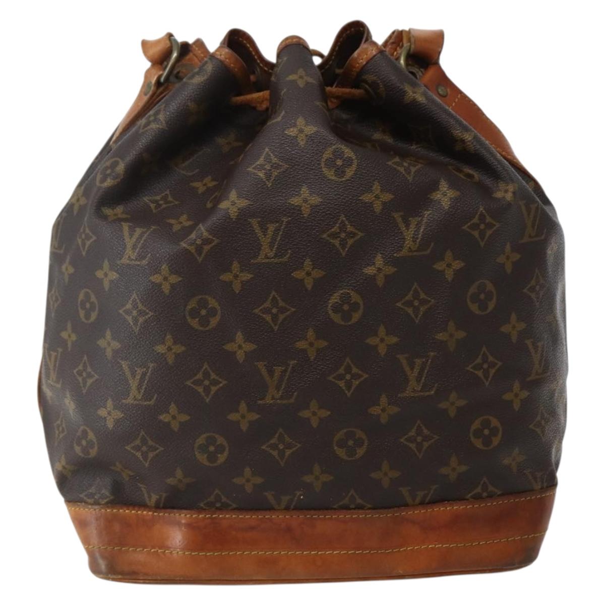 LOUIS VUITTON Monogram Noe Shoulder Bag M42224 LV Auth BA5754